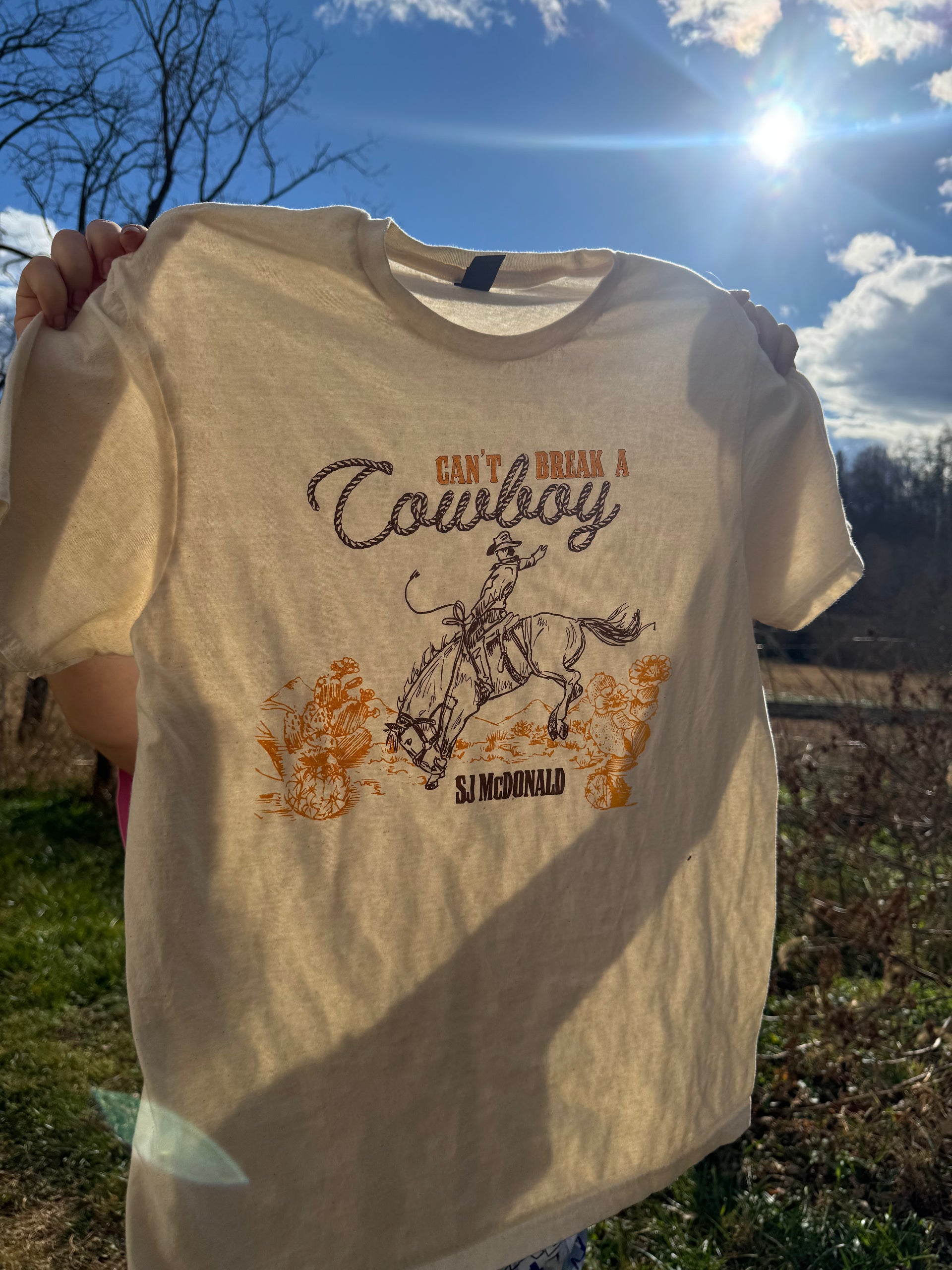 Can't Break a Cowboy T-Shirt – SJ McDonald