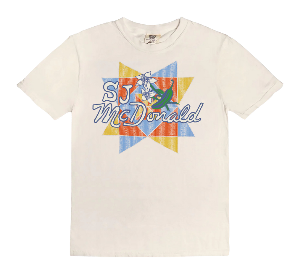 Cream Quilt Tee